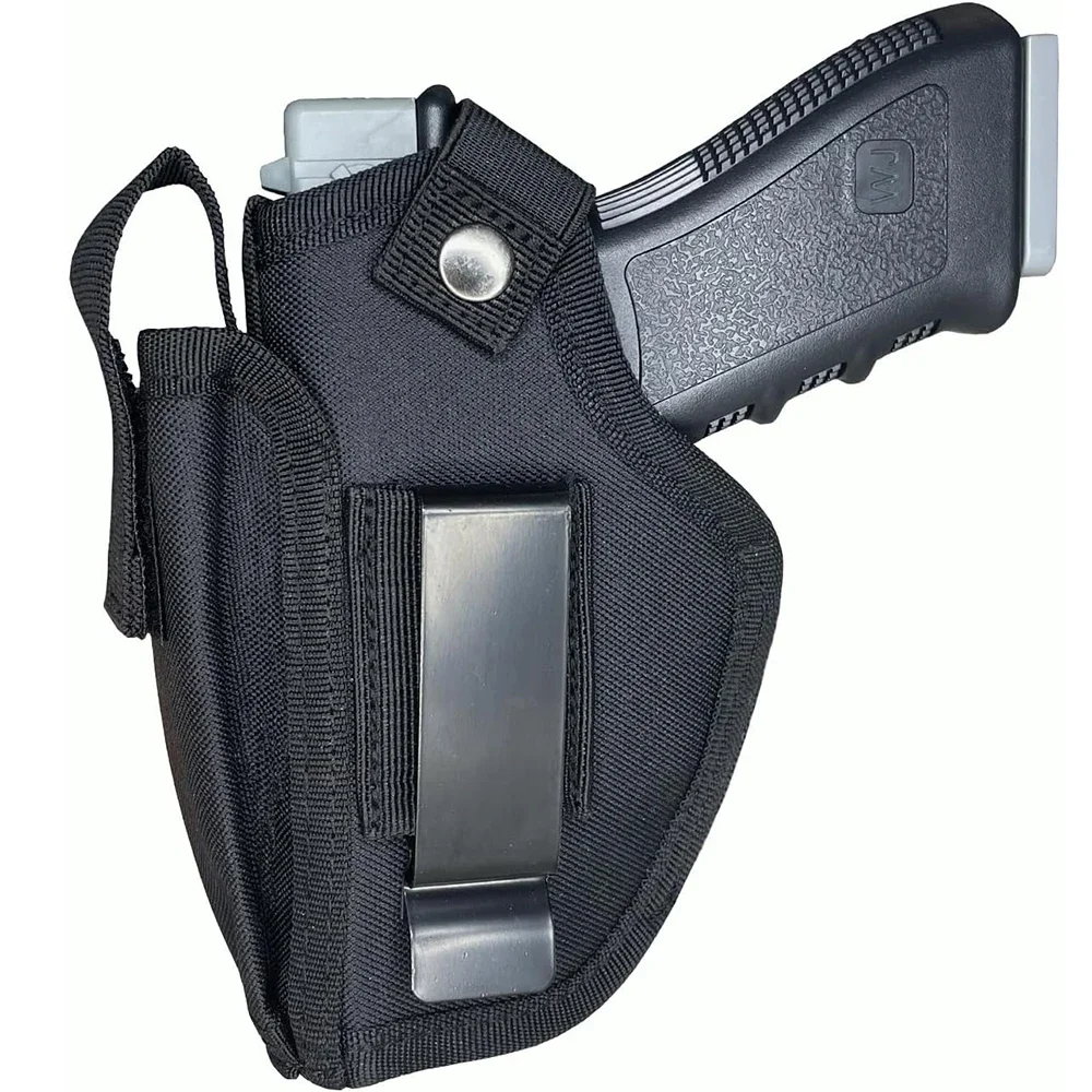 Universal Gun Holster with Mag Pouch for Concealed Carry Inside Outside The Waistband Pistols Holsters for Right Left Hand Draw