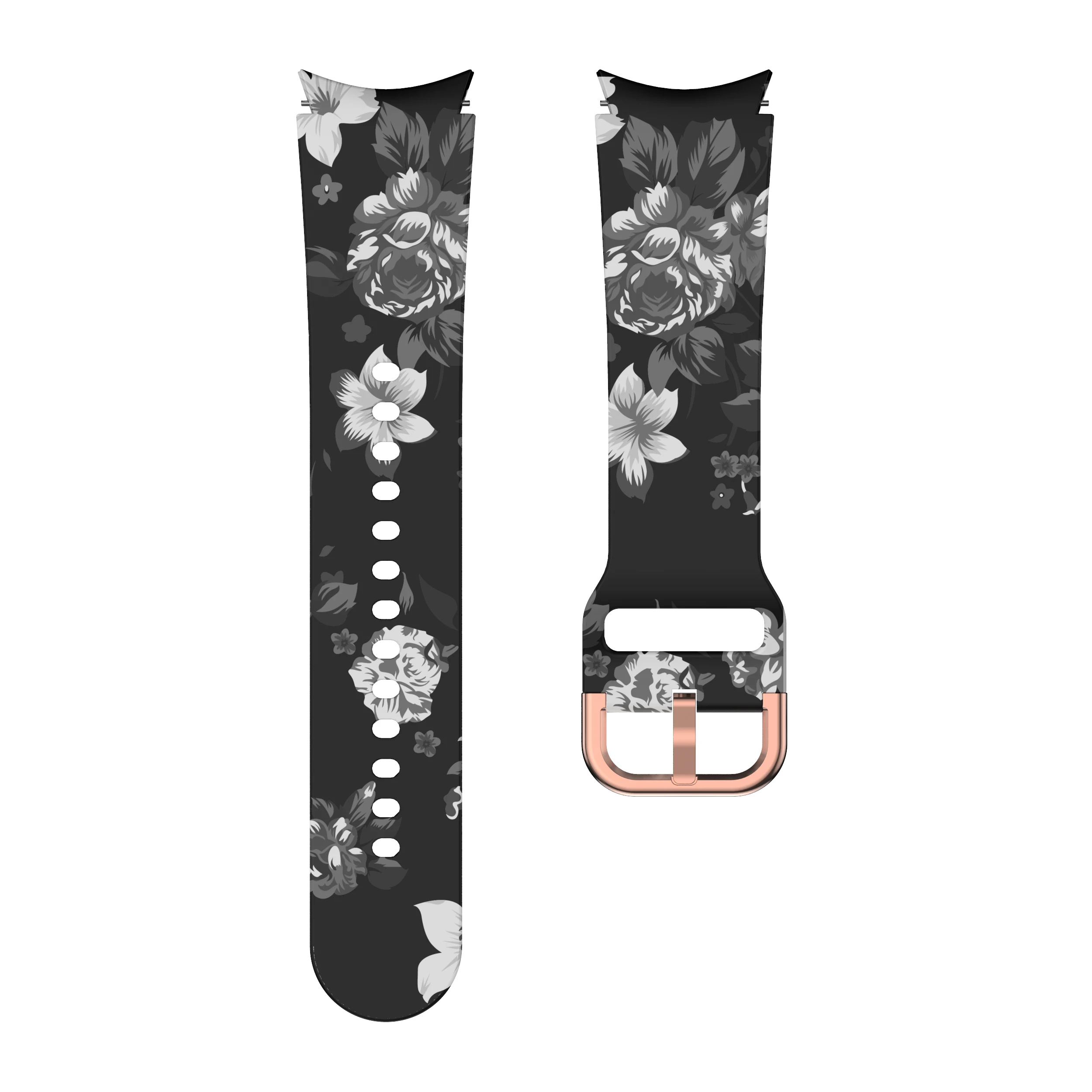 Correa de silicona para Samsung Galaxy Watch 6, pulsera deportiva de 44mm, 40mm, 20mm, clásica de 43mm y 47mm