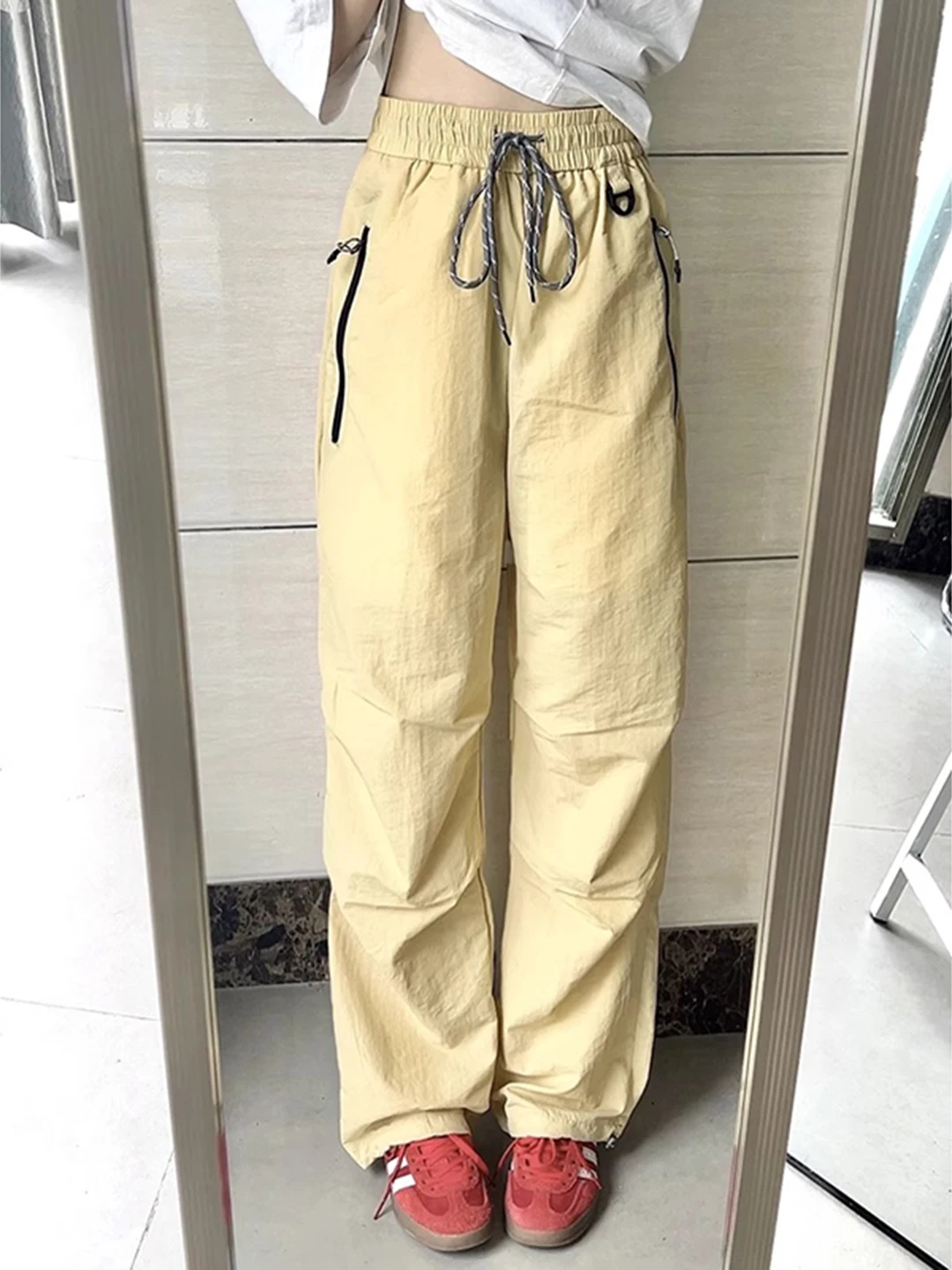 

Yellowi een Dopane Qui Dry Men's Summer Outdoor Soft ell Tee-Proof Hiking Pants Thin Climbing Trousers Casual Pants