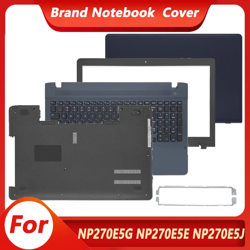 Capa para laptop para np270e5g np270e5e np270e5j np275e5v lcd capa superior moldura frontal apoio para as mãos capa inferior azul