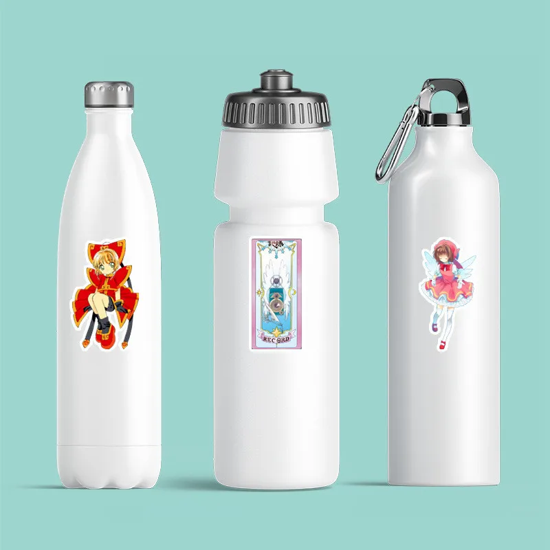 50 PCS Anime Card Captor Sakura Graffiti Adesivos para Bicicleta Mão Conta Lápis Caso Decalques