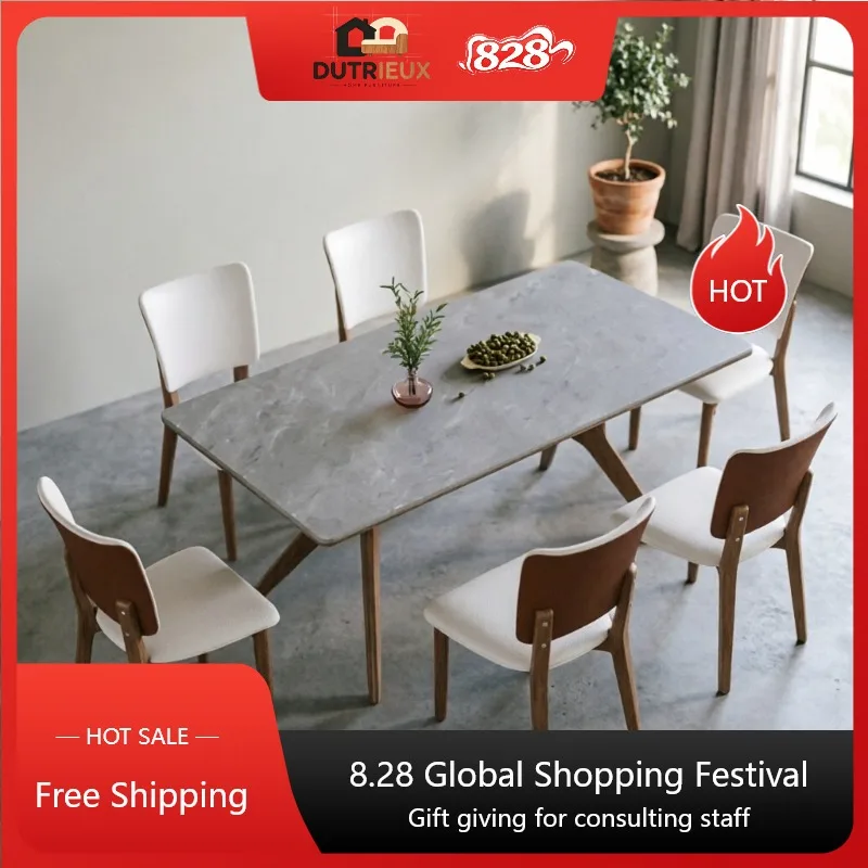 Luxury Modern Dining Tables White Square Nordic Dinette Home Small Dining Tables Kitchen Side Mesa De Jantar Furniture For Home