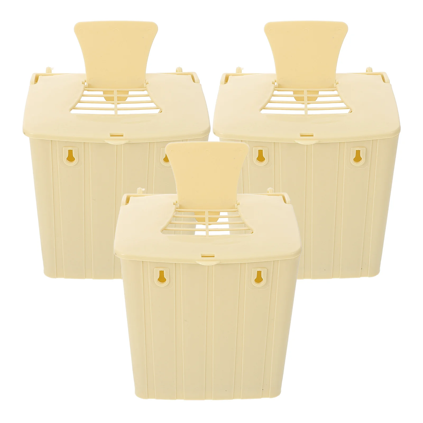 

3Pcs Hanging Bird Nesting Box Premium Plastic Roosting House for Finches Parakeets Cage Garden Yard Bird Breeding Solution