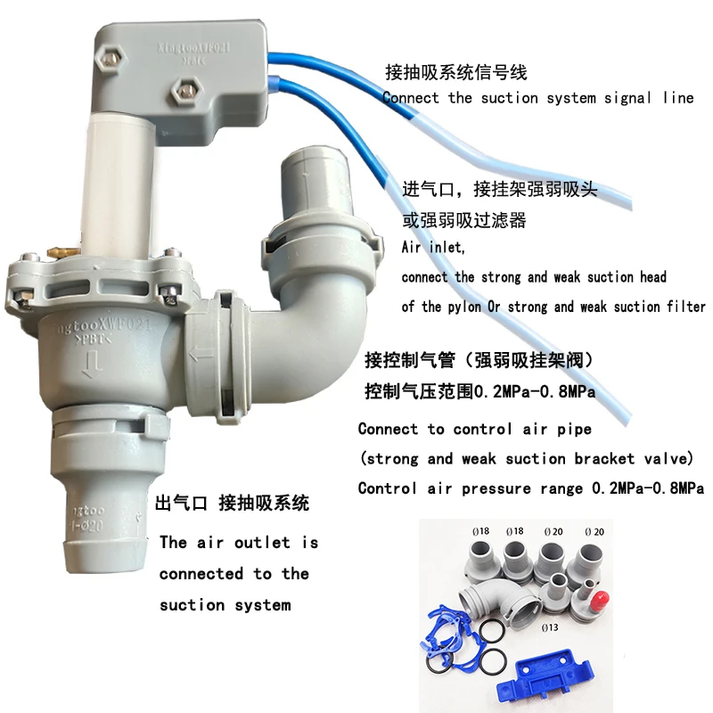 M Lab Unit Ersatzteile Pneumatisches Steuerventil-Auswahlventil für Laborstuhl-Grundwerkzeuge