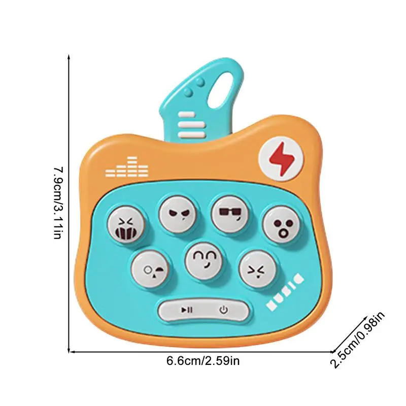 Quick Push Toys Educational Handheld Quick Push Toy With Music Portable Handheld Handle Toys Boys Girls Kids Stress Relief Toys