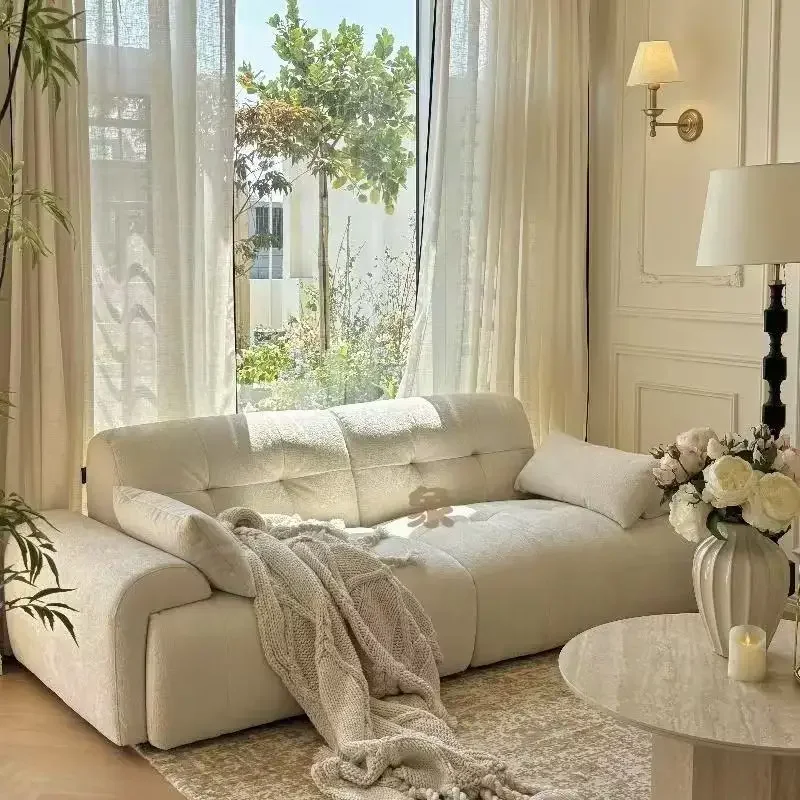 

Makeup Designer Living Room Sofas Puffs Futon Lazy Cute Couch Sofas Nordic Modern Luxury Recliner Wood Muebles Home Furniture