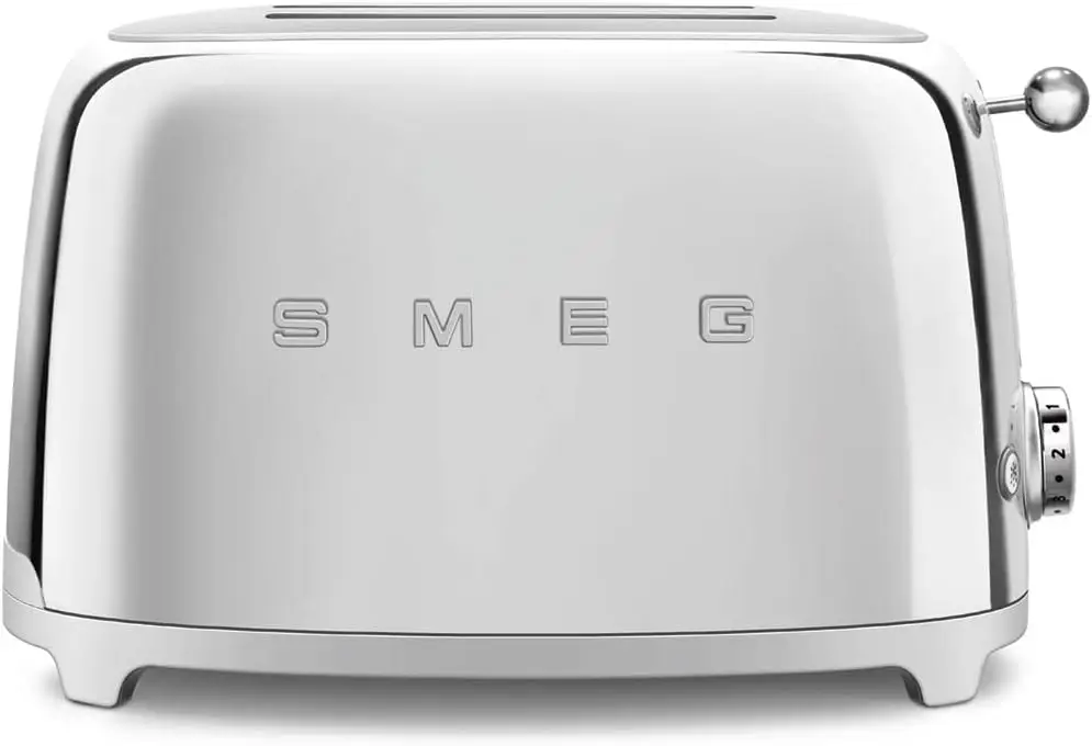 2 Slice Toaster with 6 Presets and Defrost Function and Removable Crumb Tray TSF01SSMUS, Stainless Steel