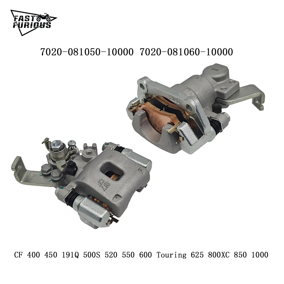 

Задний тормозной суппорт LH RH 7020-081050-10000 7020-081060-1000 для CF 400 450 191Q 500S 520 550 600 Touring 625 800XC 850 1000