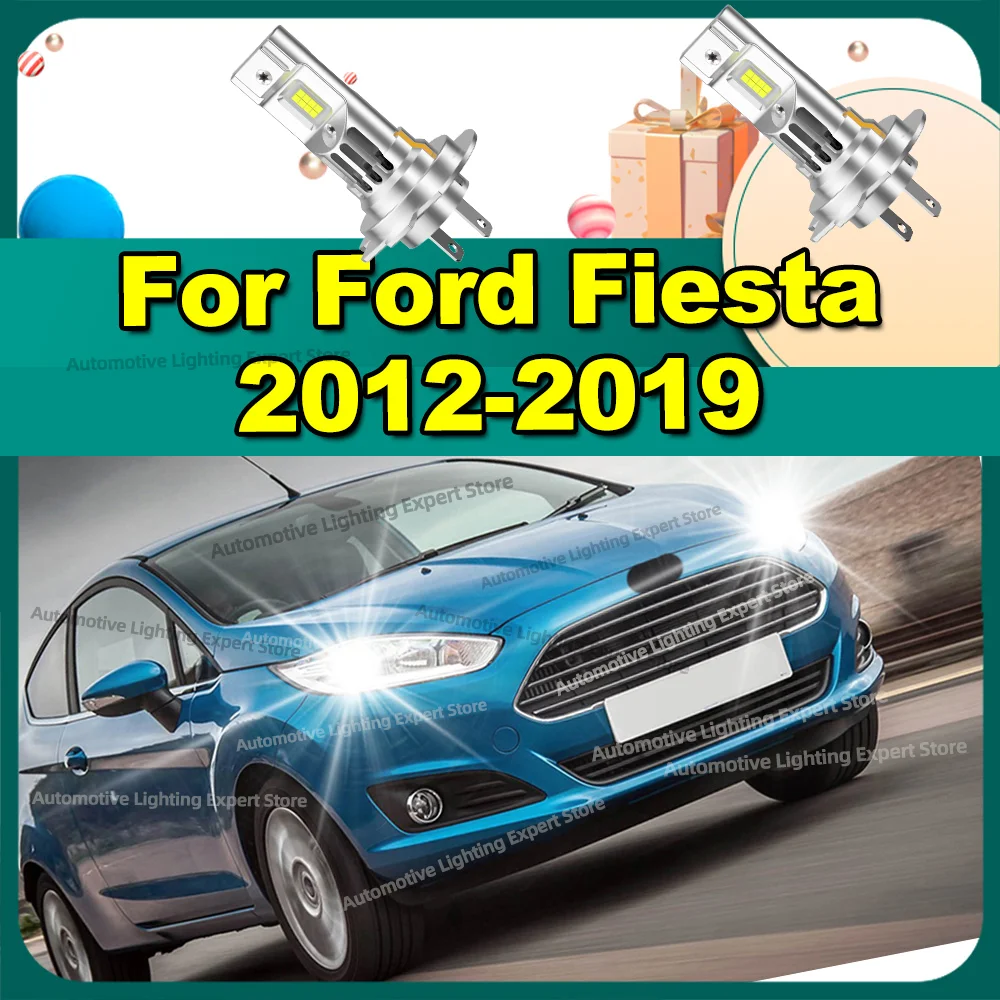 

LED Lights Car Headlight Bulb 30000LM Mini Wireless Auto Lamp For Ford Fiesta 2012 2013 2014 2015 2016 2017 2018 2019