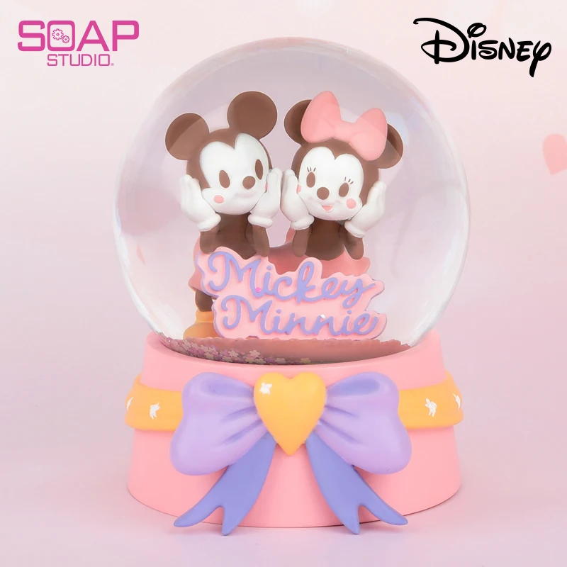 

Soap Studio Disney Cherry Blossom Series Mickey Minnie Crystal Ball Toys Gift Ornaments Girls Valentine's Day Kawaii Gift