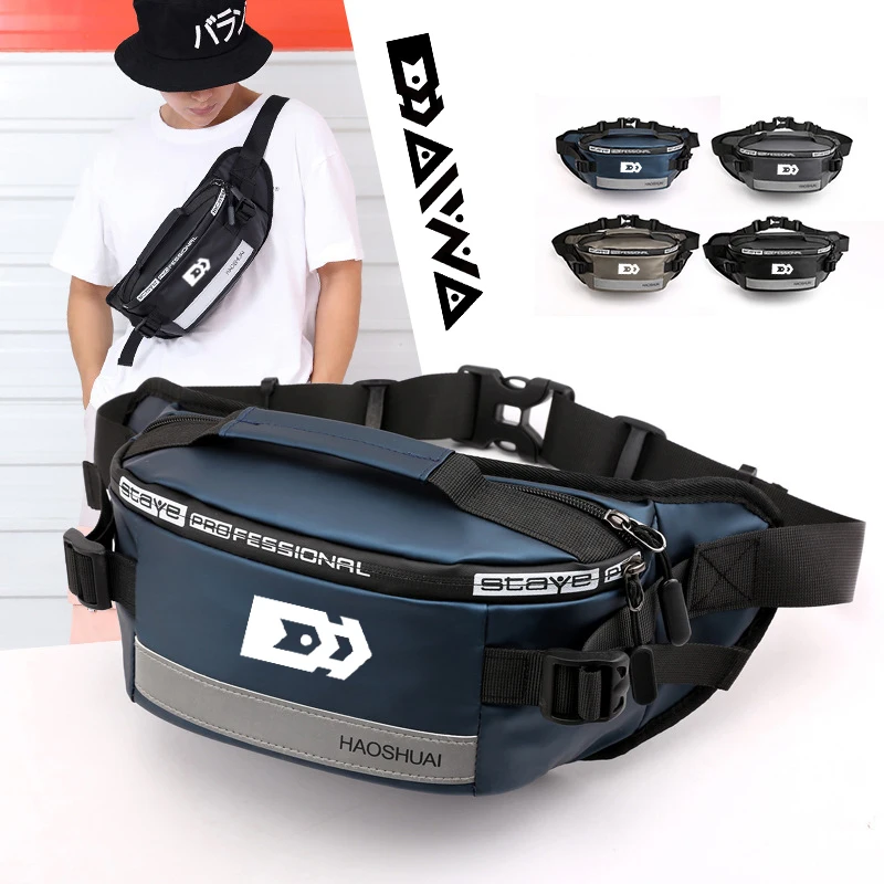 新しいアウトドアスポーツプロフェッショナルフィッシングバッグメンズワンショルダー斜めウエストバッグ防水スポーツフィッシングバックパック
