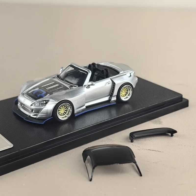 Spot RM Rhino 1:64 Honda Honda S2000 Modifiziertes Wide Body Cabrio, Legierungsautomodell