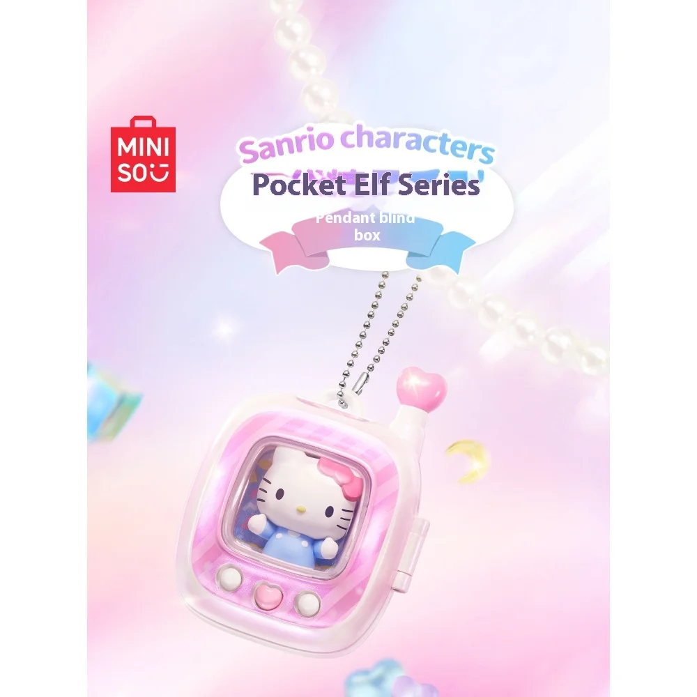 

Miniso Original Genuine Pocket Elf Series Blind Box Bag Pendant Genuine Cute Peripheral Watch Toy Mysterious Box Kid Girl Gifts