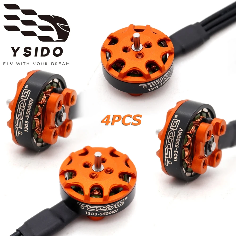 YSIDO 1303 5500KV ブラシレスモーター 2-3インチ Cinewhoop FPV RC ドローン Cinelog20 用 RC FPV クアッドコプター フリースタイル ドローン部品