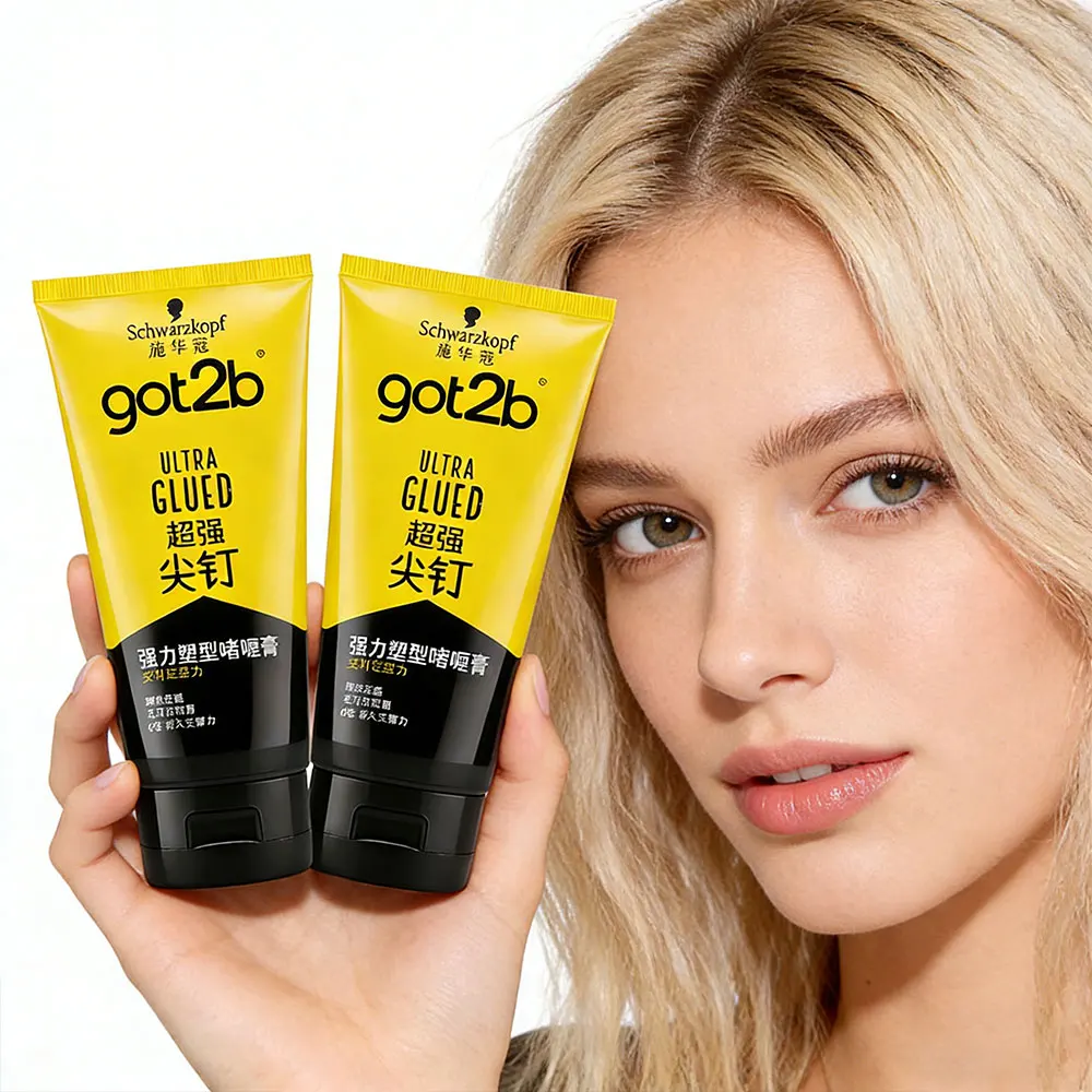 Got2b 150ml Glued Freeze Hair Spray with Strong Hold Water Resistant Spike Grip Chunk Wig Accessories for Hair Styling