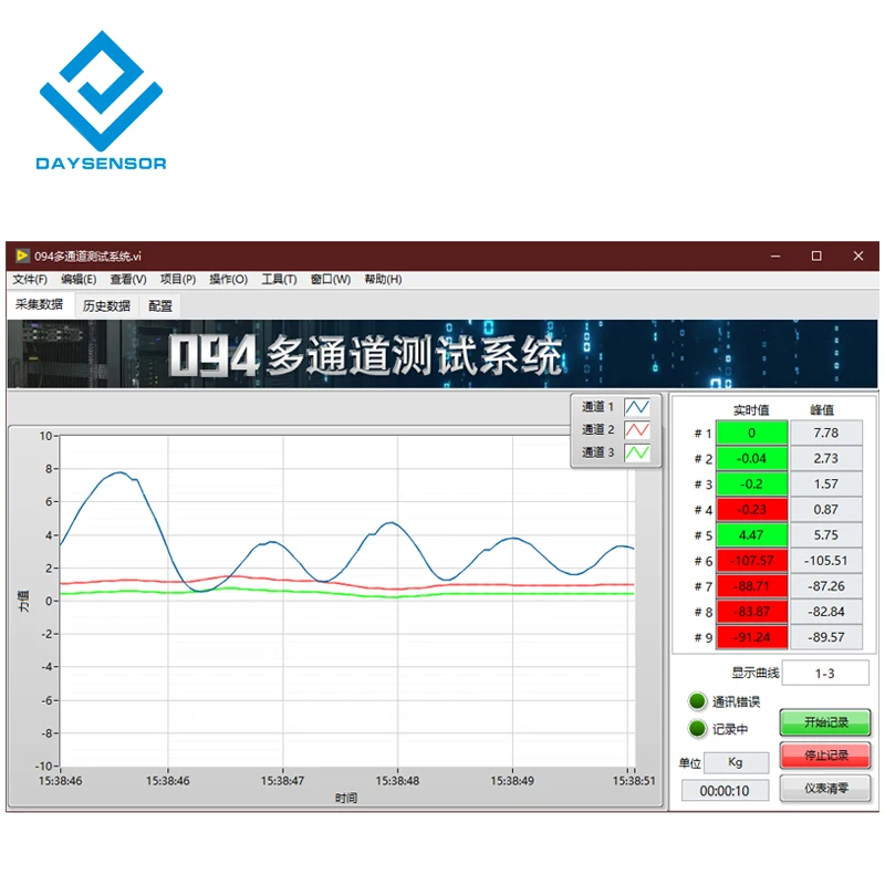 USB connector accessories wire Supporting software of torque force measuring and weighing multi-dimensional sensor