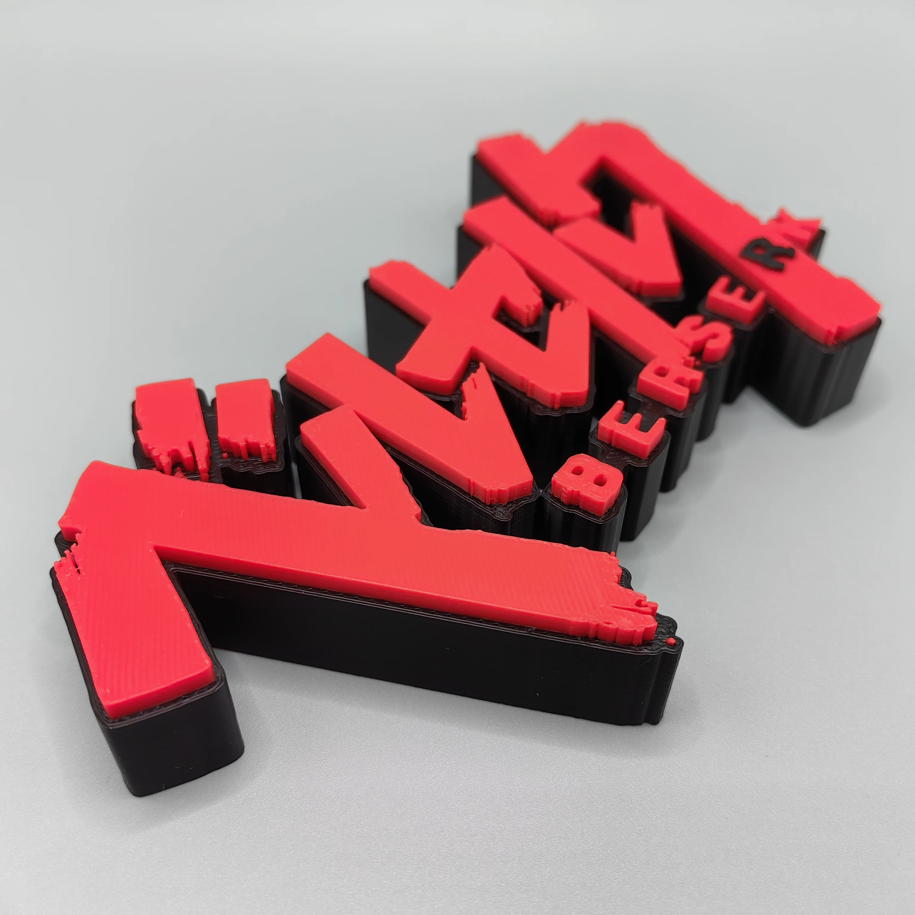 Anime Berserk 3d Printing Three-Dimensional Font Standing Sign Logo Nameplate Desktop Decoration Model Toy Gift