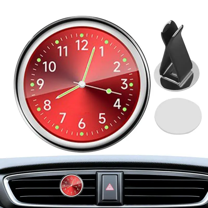 Automobile Clock Interior Automobile Clock Portable Mini Analog Car Dashboard Time Decoration For SUVs Cars Trucks