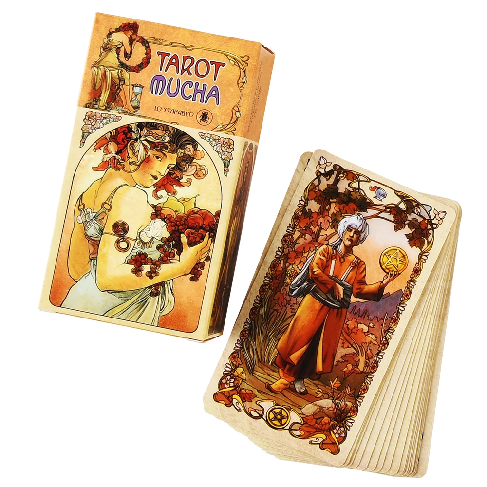 Tarot Mucha by Lo Scarabeo An extraordinary tribute to art nouveau pioneer Alphonse Mucha 78 Card Deck