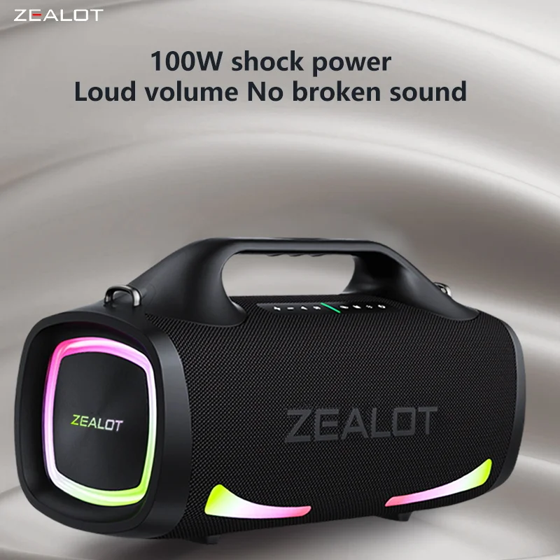 Zealot-S79ポータブルワイヤレススピーカー,サブウーファースピーカー