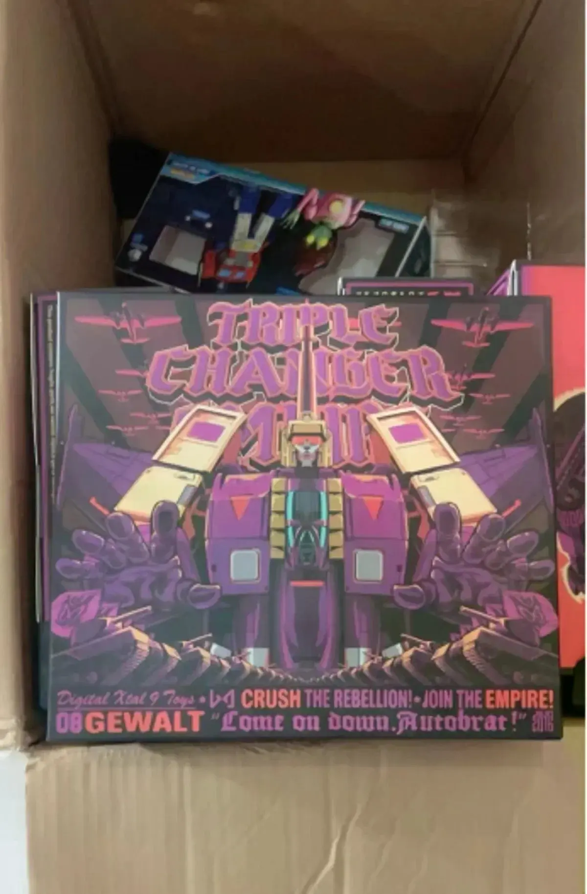 In Stock Transformation DX-9 Generation 1 D08 D-08 Blitzwing Gewalt Version 3.0 25CM MP Action Figures Collection Gifts