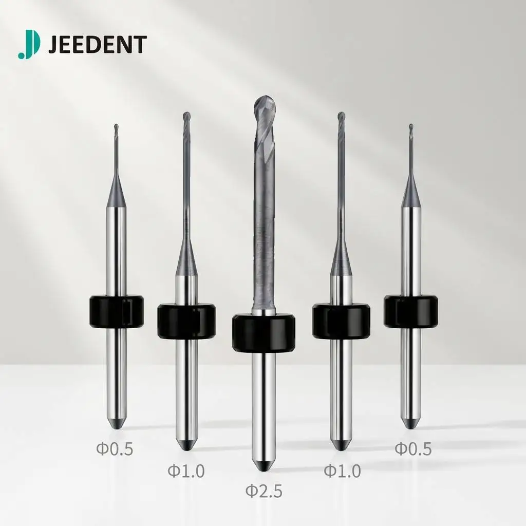 DC Sirona Milling Burs for Zirconia MC XL MC X5 100% Matching 300-500 Units Long Life Diamond Coated DLC Milling Bur 1pc