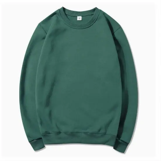 Herren-Hoodie mit Rundhalsausschnitt, Herbst-Winter-Fleece, warm, lässig, lockerer Pullover, einfarbig, Sport-Sweatshirt mit langen Ärmeln – Detail 8