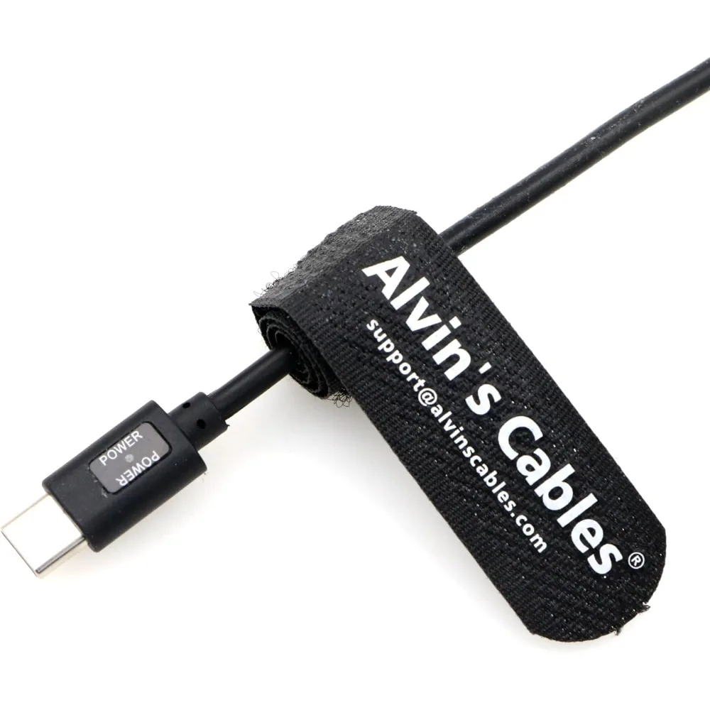 

Кабели Alvin PD USB-C Type-C на 2-контактный женский кабель питания Кабель для быстрой зарядки для камеры RED Komodo 45 см | 18 дюймов