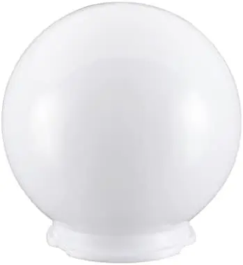 

Белый акриловый колпак для уличного светильника Aspen 6 дюймов, 3-3/4 дюйма, с поворотным замком – сменный колпак для уличных светильников