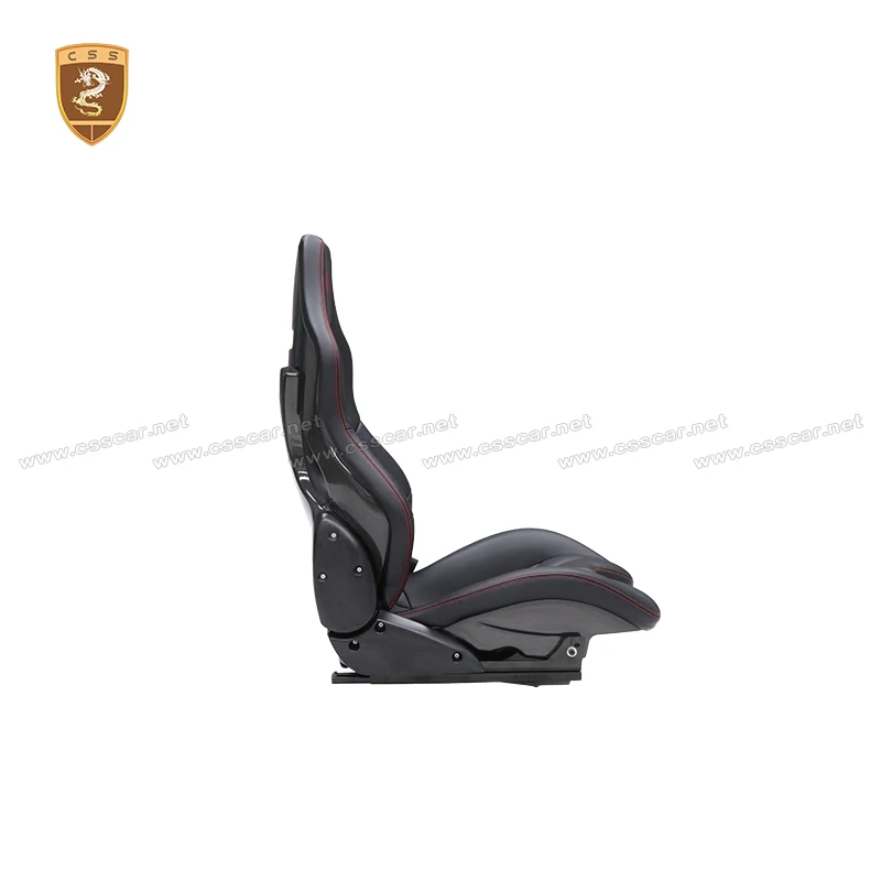 1 Pair Car Racing Seats For Ferrari SF90 296 458 488 F12 812 Universal High Quality Dry Carbon Fiber Interior Bucket Seats view 3
