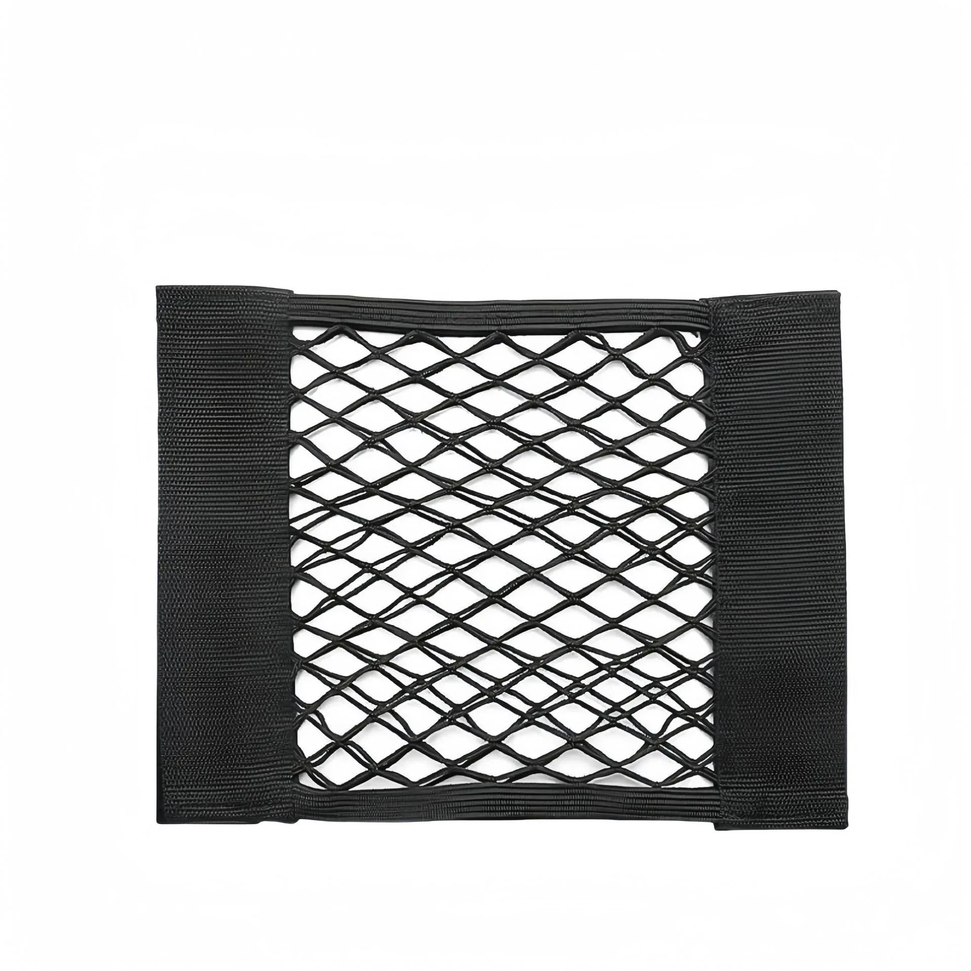 Elastic String Net Car Rear Seat Storage Bag Trunk Mesh Double-deck Magic Sticker Pocket Universal Car Organizer Accessories
