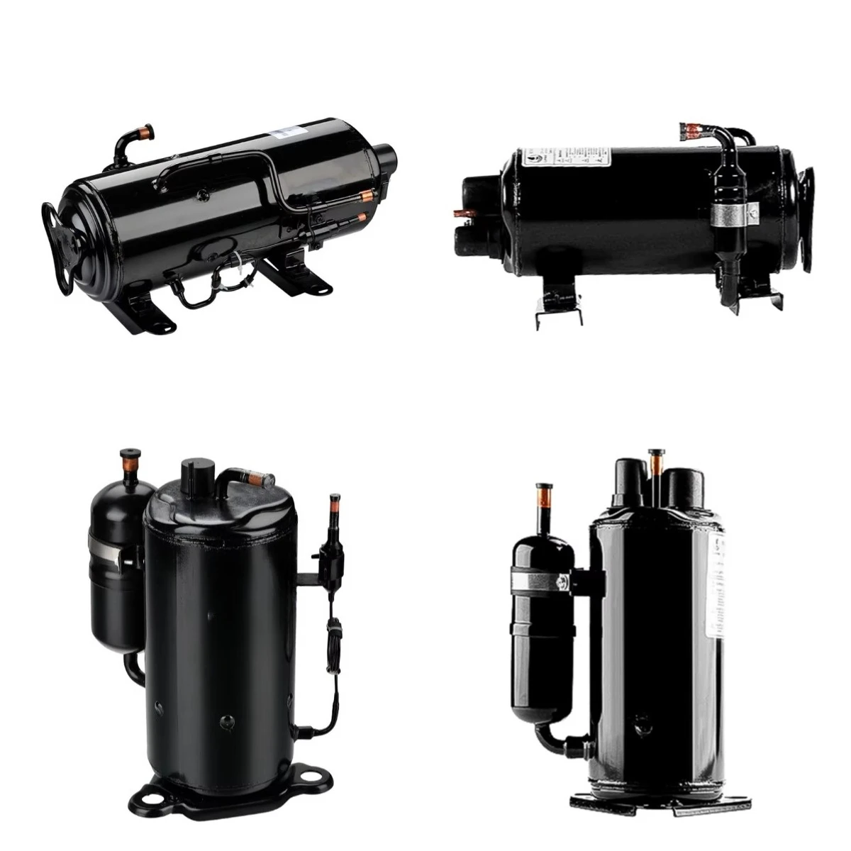 Boyard JFSB180Z48 1HP DC 48 V Rotary Compressor R134A/R1234YF/R404A Refrigerants for Small Cold Storage Room