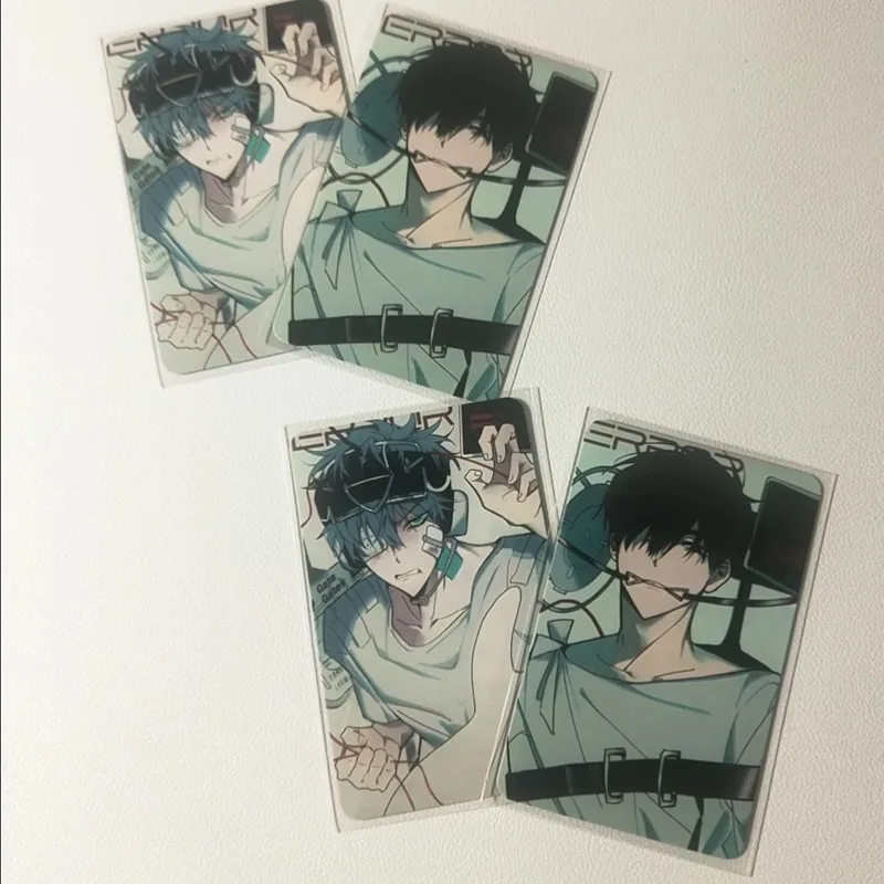 4Pcs/Set Alien Stage Anime Card Ivan Till Small Card 3inch Childrens Stationery Collection Couples Freinds Gift Bookmark