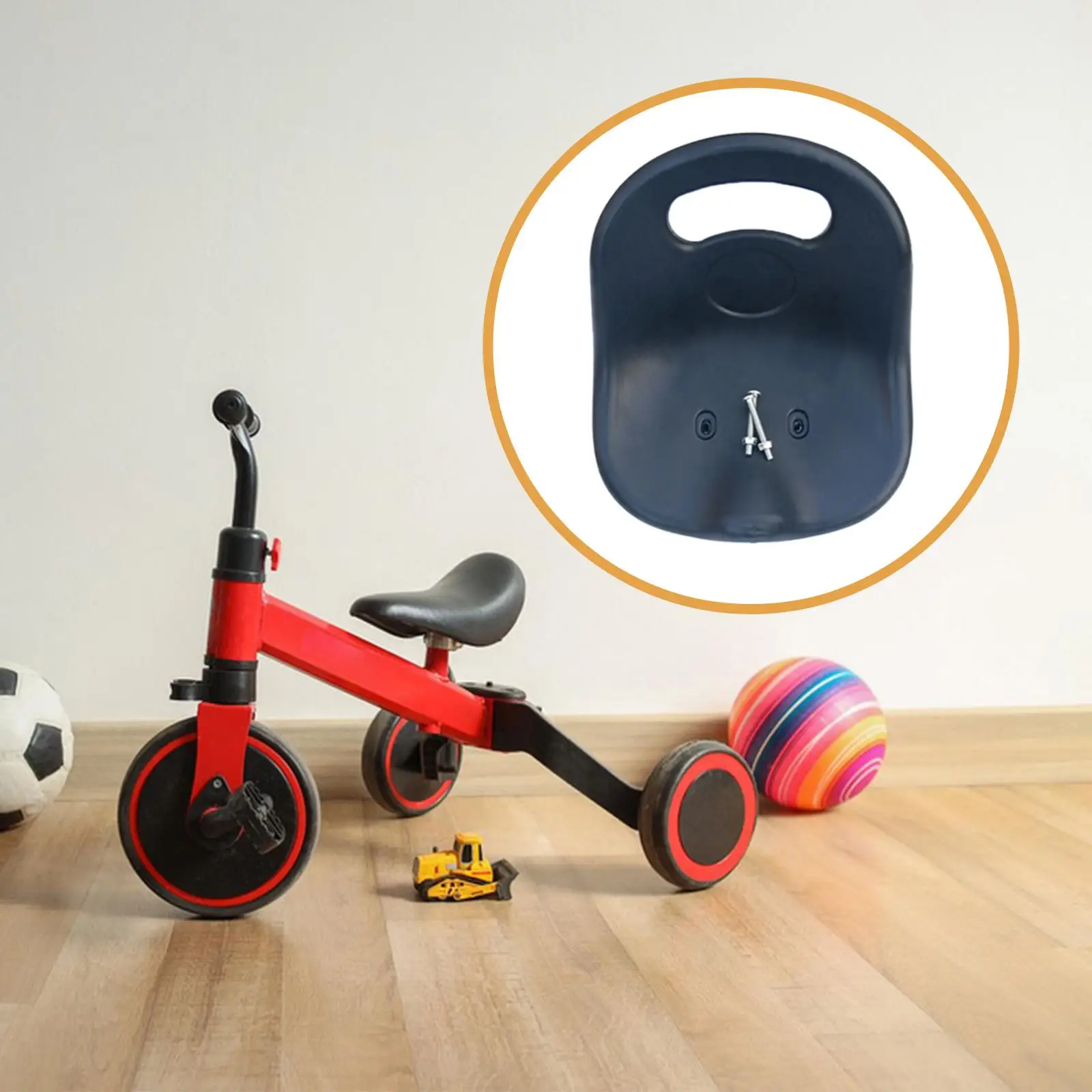 

Детское сиденье для трехколесного велосипеда, модное сиденье для тележки для балансировочных транспортных средств, трехколесных велосипедов