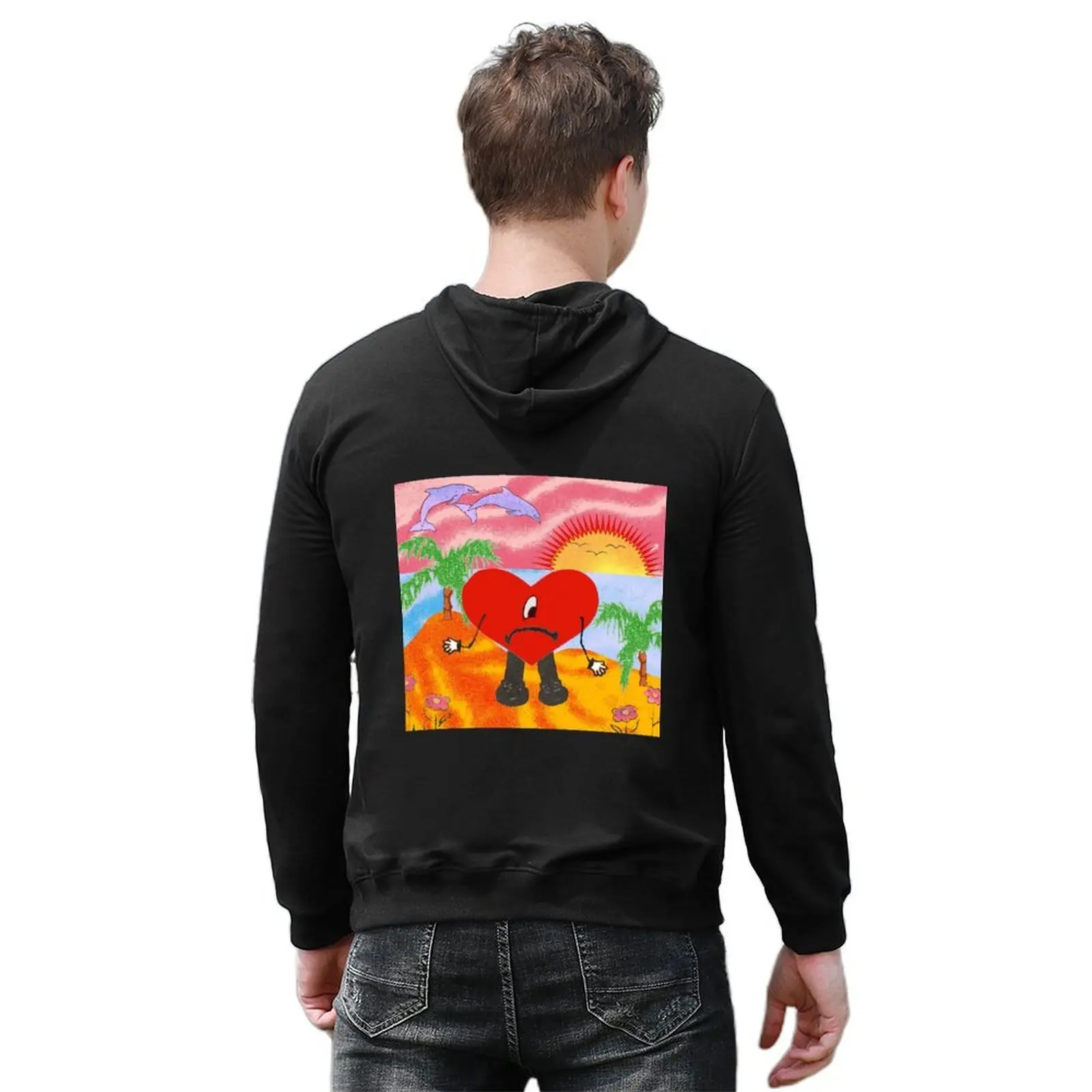 ملابس رجالي بغطاء للرأس من Un Verano Sin Ti ملابس أنيمي ملابس أنيمي سترة خريفية للرجال بغطاء للرأس وبلوزات جديدة #6