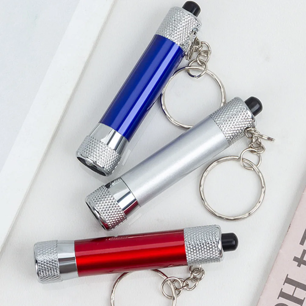 

12pcs Key Ring Flashlight LED Keychain Small Flashlights Aluminum Alloy Led Keychain Emergency Flashlight Portable Outdoor