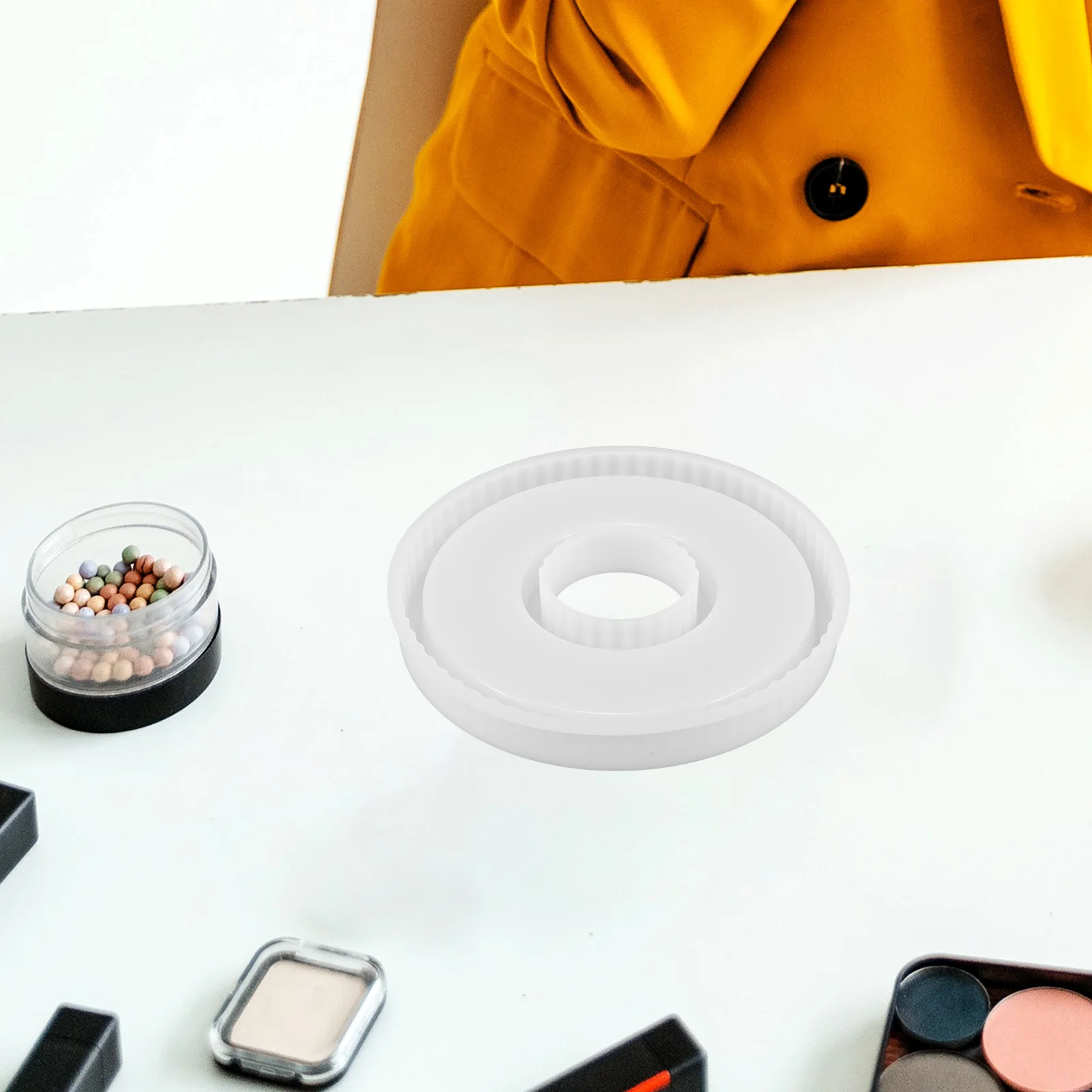 

DIY Silicone Jewelry Tray Mold Epoxy Casting Multi Function Easy Operate Longtime Use Handmade Gift Former Molds Tray