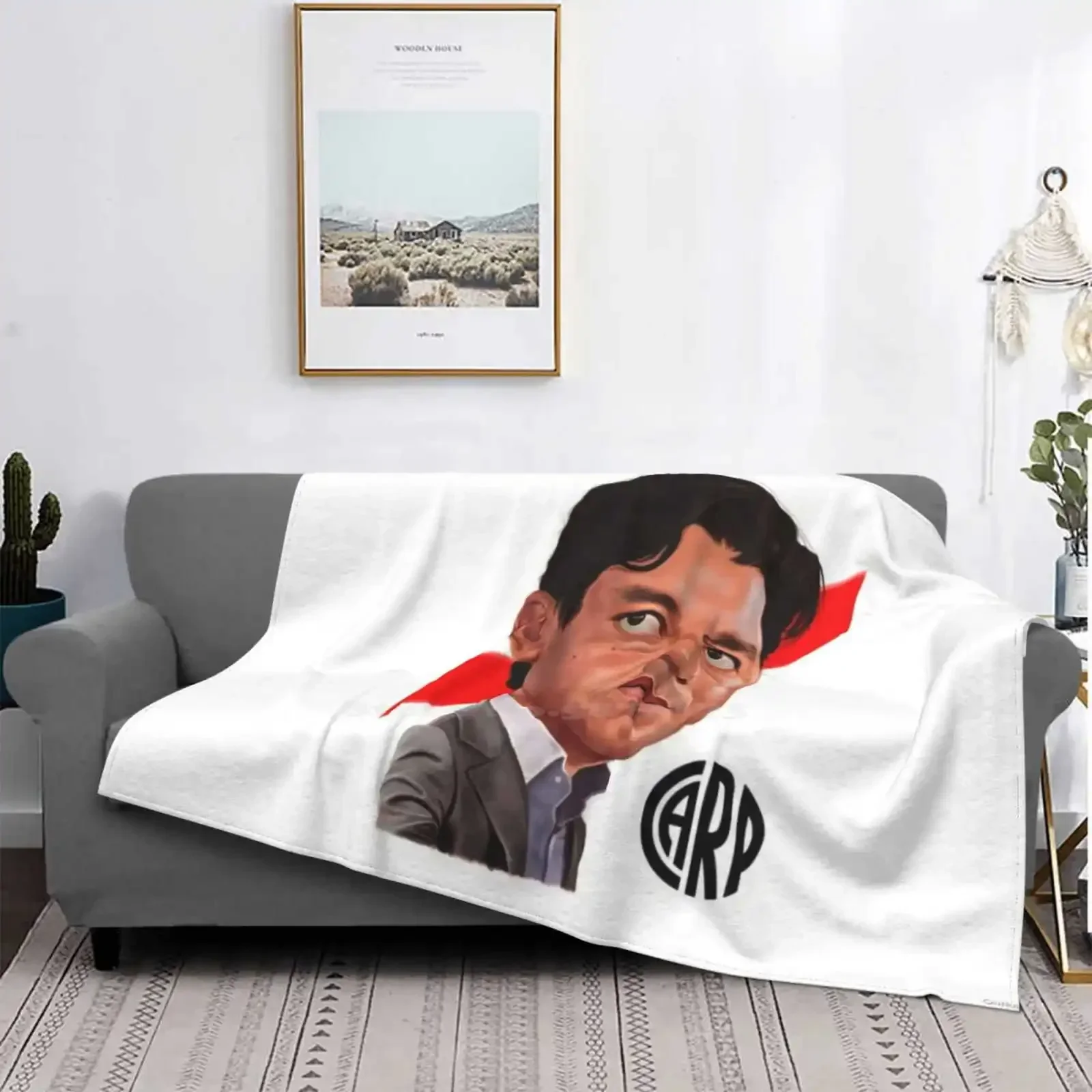 Marcelo Gallardo River Plate All Sizes Soft Cover Blanket Home Decor Bedding River Plate River Carp Monumental Patterns