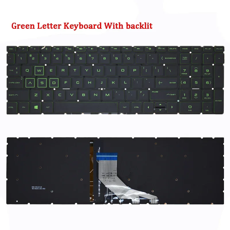 New laptop keyboard compatible for HP Omen 4 15-da 15-db 15-dx