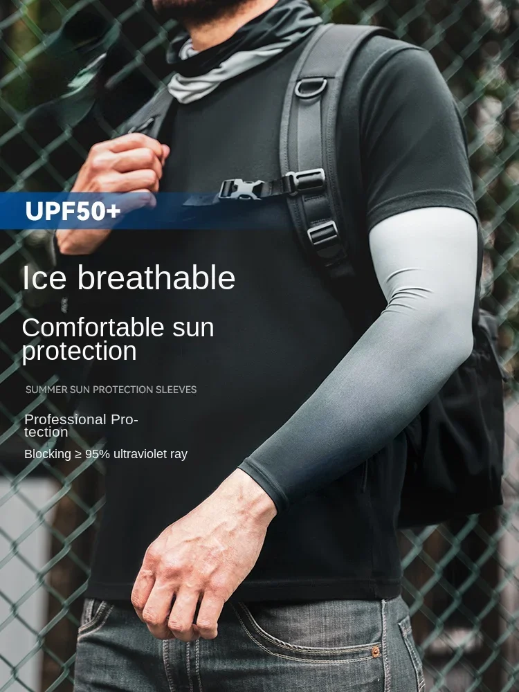 

Viscose Fiber Sun-Protection Oversleeves Ice-Cold Outdoor Cycling and Driving