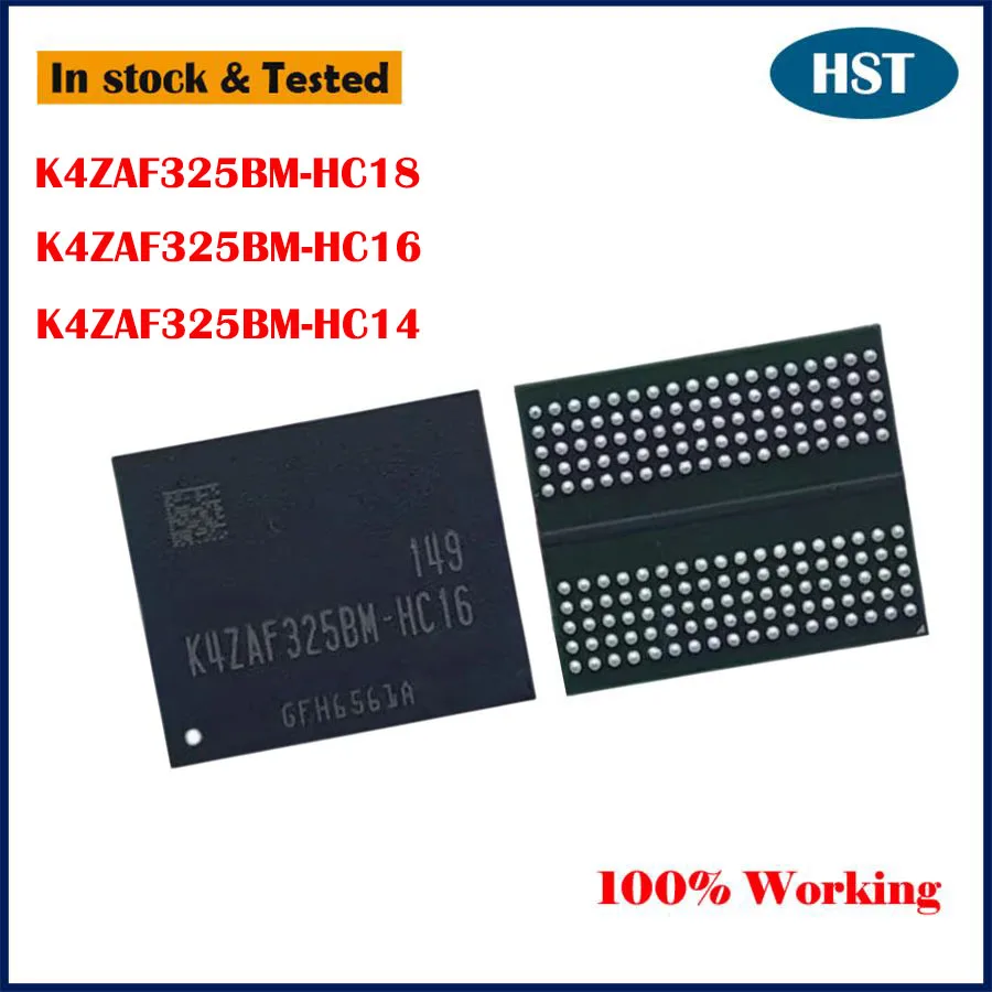 Nuovo Chipset K4ZAF325BM-HC16 K4ZAF325BM-HC14 K4ZAF325BM-HC18 HC18 muslimeddr6 2G HC14 HC16