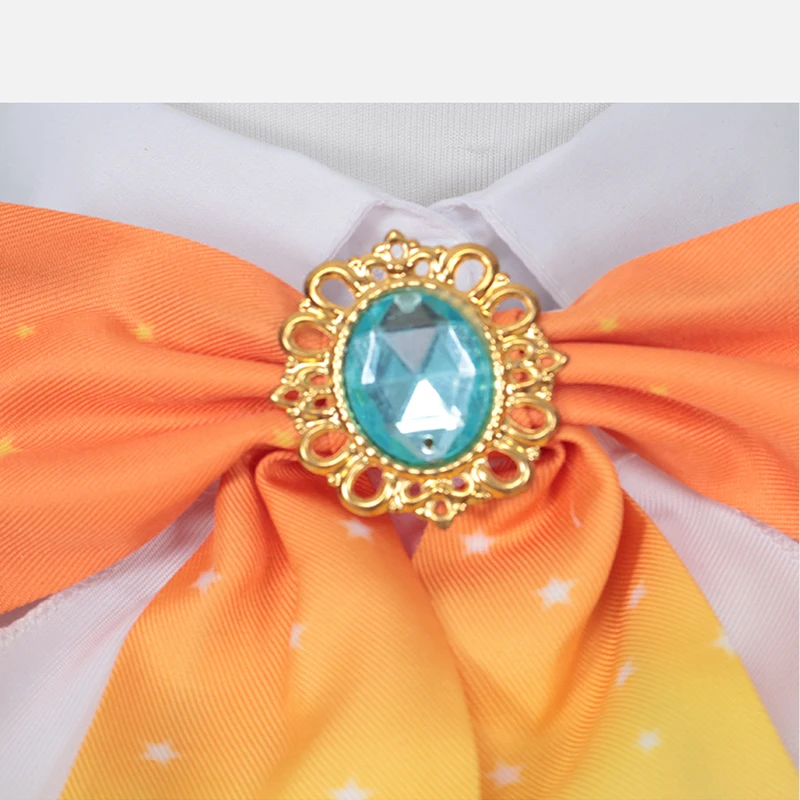 مشروع لعبة أنيمي زي تنكري سيكاي ، المغني رين لين تأثيري ، فستان أصفر لطيف ، زي هالوين