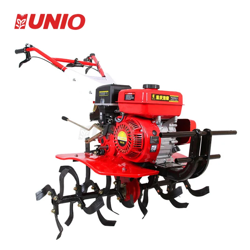 Four-Wheel Drive Microcultivator, Small Diesel Rotary Cultivator, Farm Plowing Machine, Weeding and Soil Tiller