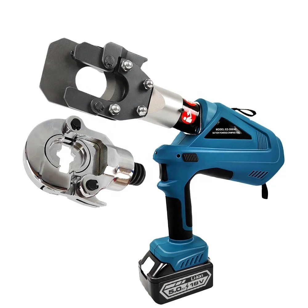 

EZ-300/40 Cutting Crimping 2 In 1 Battery Electric Powered Hydraulic Tool 40mm Cable Cutter