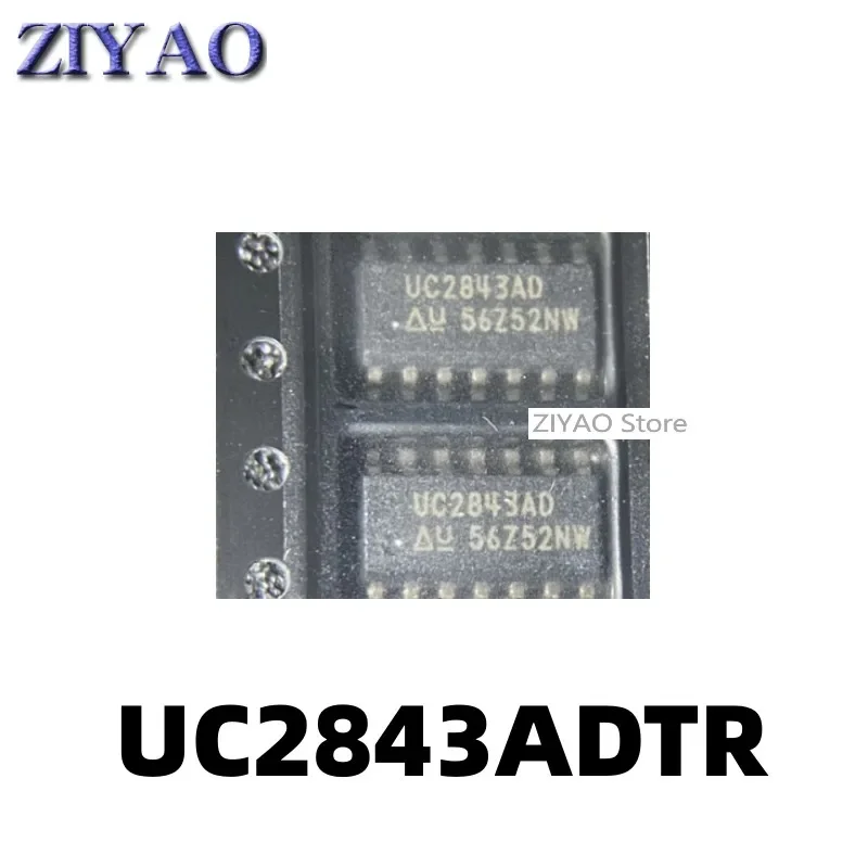 5PCS UC2843 UC2843ADTR UC2843AD SOP14 packaged PWM switch controller chip