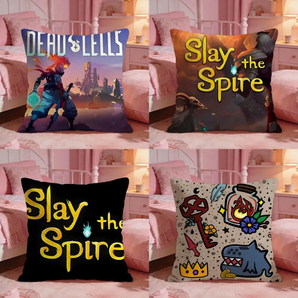 Slay The Spire Game Cushion Cover Premium Comfort Reversible Pillow Cove -Two In One Design For Any Room & Car Interior