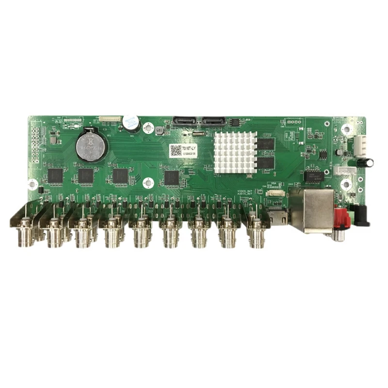 

1 PCS 16CH AHD DVR Motherboard XVI/AHD/TVI/CVI/CVBS/IP Coaxial Audio NT98332+TP2830 Surveillance Camera Recorder Green PCB