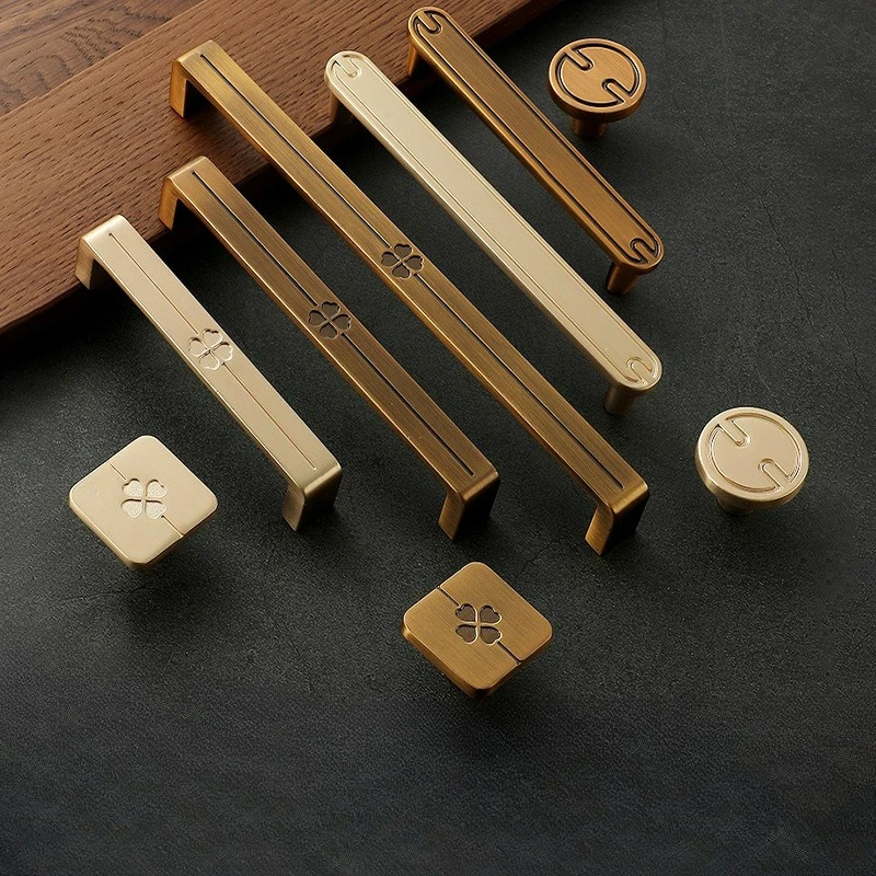 

Zinc Alloy Handle Cabinet Door Cabinet Shoe Cabinet Wardrobe Drawer Single Hole Chinese Style Handle