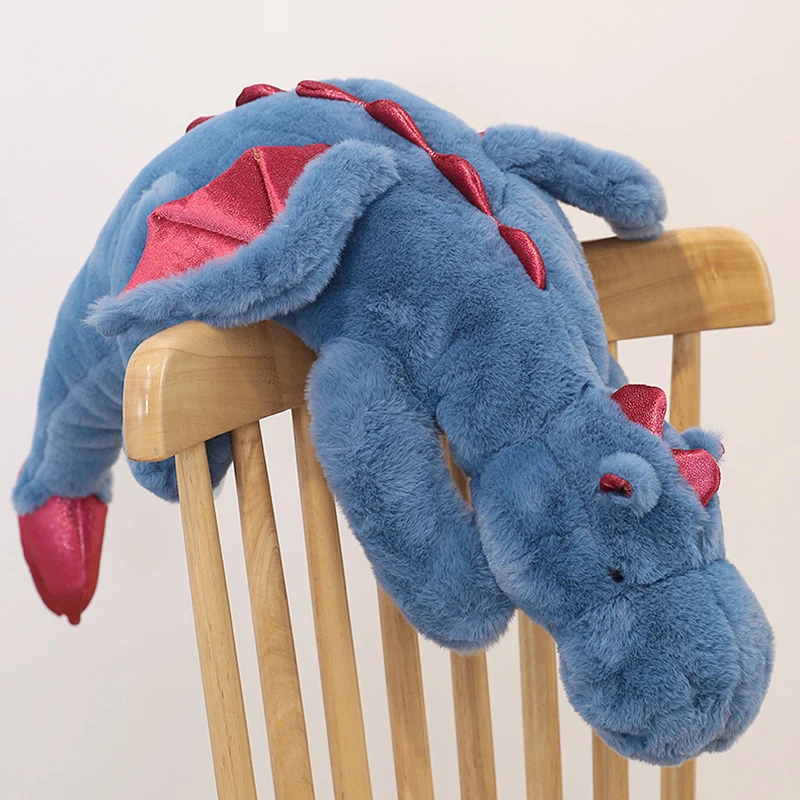 

90cm 110cm Big Size Dragon Plush Pillow Stuffed Soft Flying Dragon Plush Doll Kids Toys Gift for Boys Girls