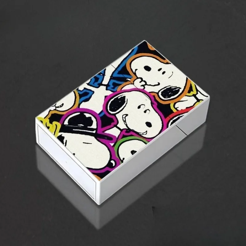 스누피 만화 만화 담배 상자가 누르고 자동으로 팝 방습 담배 상자 압착 방지 담배 상자